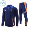 Juventus Sweat d'Entraînement Quarter-Zip 2024-25 Marine Pour Enfant